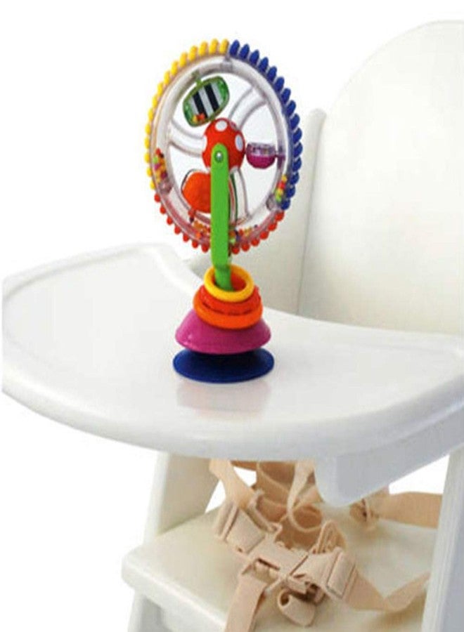 shenruifa Ferris Wheel Toy, Colorful Rotating Ferris Wheel Toy Dining Table Cart Sucker Toy Baby Stroller Early Education Toy with Suction Cup Base (Colorful) - Image 2